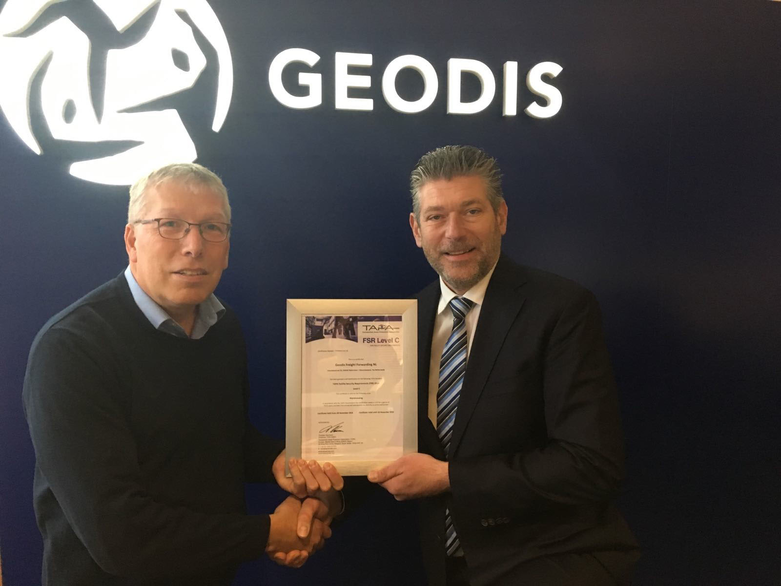 Tapa Certification For Geodis Rotterdam Warehouse