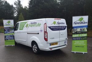 Logistics BusinessSpecialist vehicle graphics company Spedian, which supplies a reusable graphics system, has launched a lighter version which, it says, is  a world first. 
<br></noscript><br>
The company claims it is the worlds lightest truck frame system, and says it bears all the same quality hallmarks as the original Spedian system in terms of robustness and longevity, but it is the reduced weight which Spedian is confident will be a bit hit with operators. 
<br><br>
Typically a 3.5m box van system will weigh just 340g or 15g per linear metre whereas equivalent weight for other systems available in the market are over 19kg.  
<br><br>
The Spedian SuperLite System is adaptable to all shapes and sizes of vehicle and is the only patented and tested invisible vehicle graphics frame system available with no bolts, rivets, screws or aluminium or plastic frame required to fix the advertising panel to the vehicle.
<br><br>
The company also went on to say: <i>Totally user-friendly the Spedian SuperLite System provides total flexibility.  Not only is it quick and easy to install  less than one hour  it can also be easily removed with no damage to the vehicle substrate which is an added benefit for leased vehicles.   It can also be used with all other systems easily allowing systems to be easily interchanged.   Further if required the panels can be de-installed and re-used or simply recycled.</i>
<br><br>
The Spedian SuperLite system has undergone rigorous testing and as such is guaranteed for the lifetime of the vehicle.  Spedian is also maintenance free and its HD product is guaranteed to stay colourfast from 12 months  – always staying as clean as the vehicle.