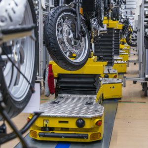 Logistics BusinessDriverless Transport System Now in Use at BMW Motorcycle Plant