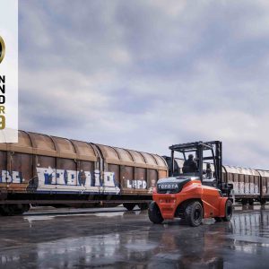 Logistics BusinessToyota’s Traigo80 Electric Forklift Picks Up German Design Award