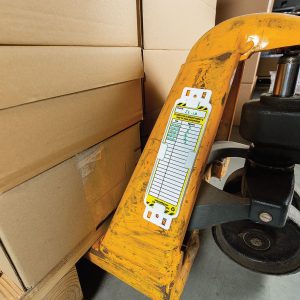 Logistics BusinessBetter Equipment Safety Promised by New Pallet Truck Tag