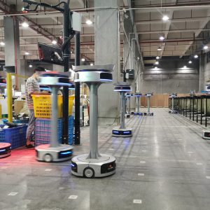 Logistics BusinessLarge-scale AMR Sorting System for e-commerce