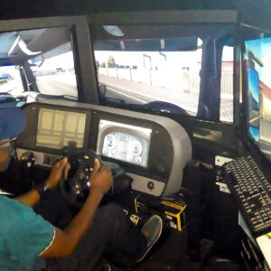 Logistics industry delivers HGV simulator to Zambia