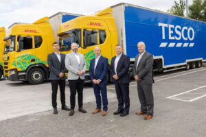 Logistics BusinessBiomethane Lorries for DHL’s Tesco Ireland Network