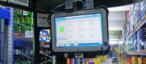 Logistics BusinessRugged, Forklift-Mounted Tablet