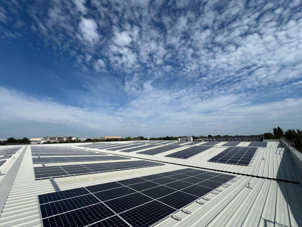 Logistics BusinessLarge Solar Panel Installation at London Logistics Centre