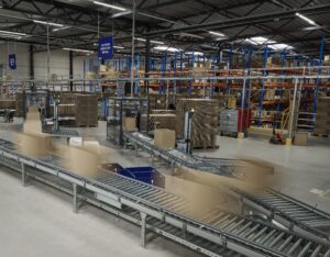 Logistics BusinessWarehouse Automation Quadruples Output