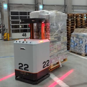 Logistics BusinessAI-Powered Pallet Transporter for Rough Environments