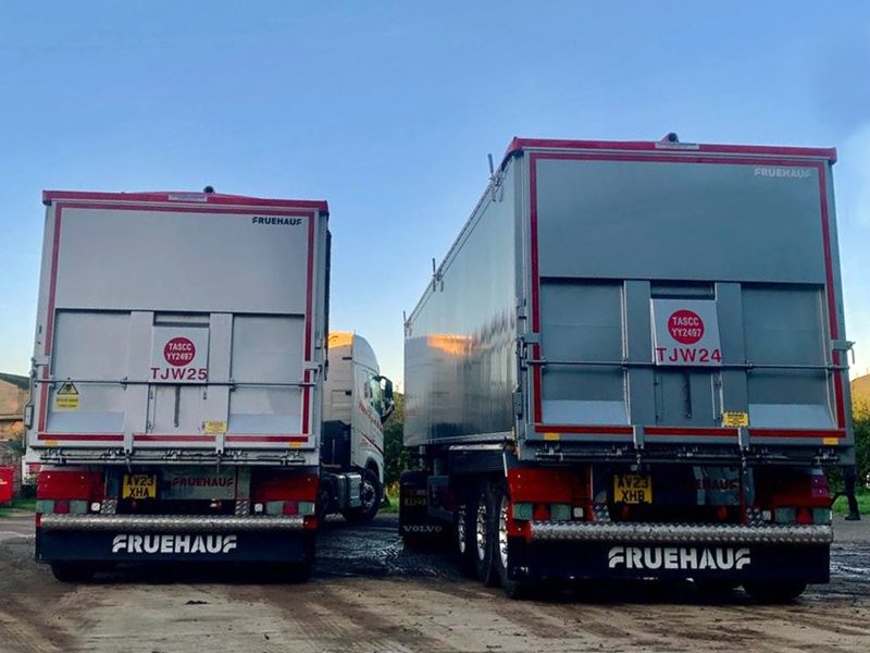 Haulier Buys New Tipper Trailers