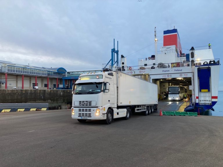 Cherbourg handles 100,000th container from Ireland
