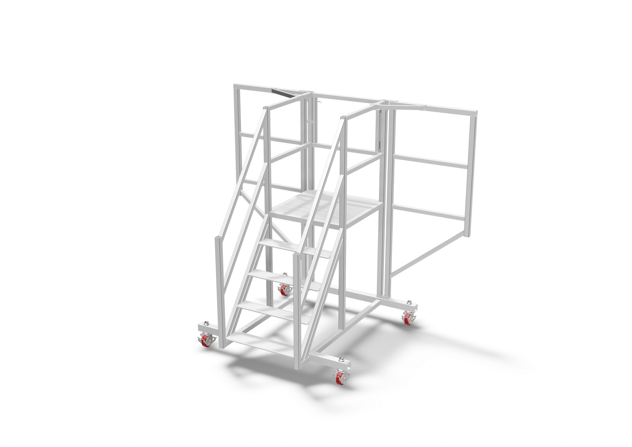 Safe Pedestrian Access to Rear Truck and Container Doors