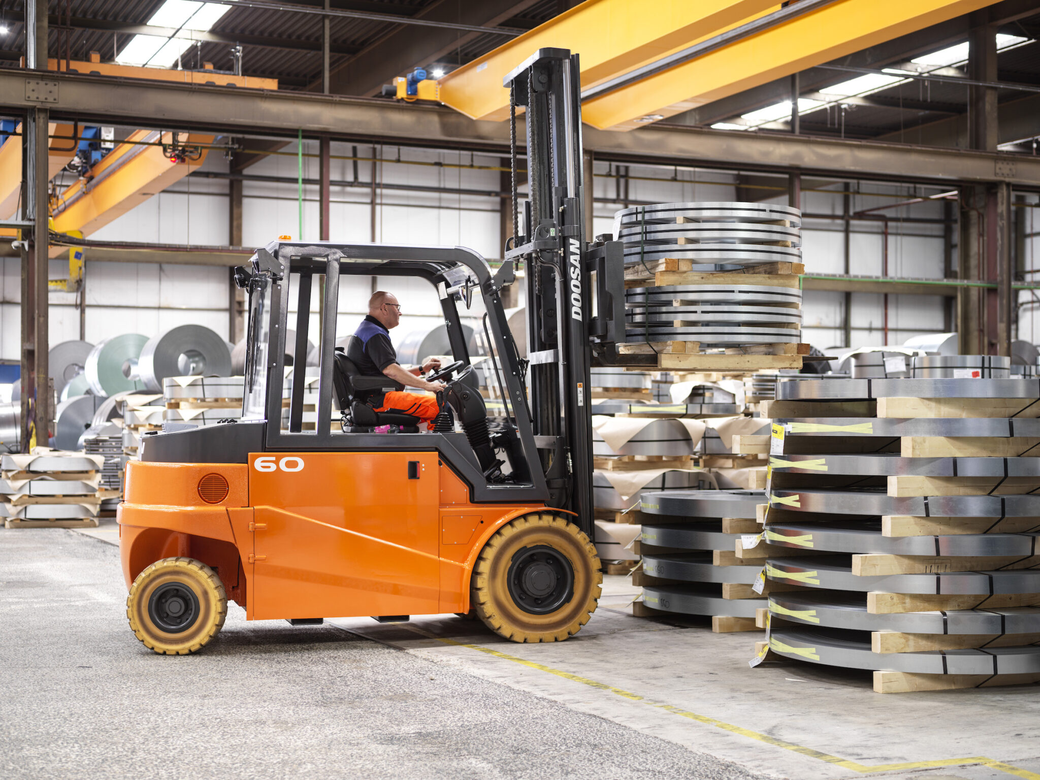 Doosan Launches Heavy-lifting Electric Trucks