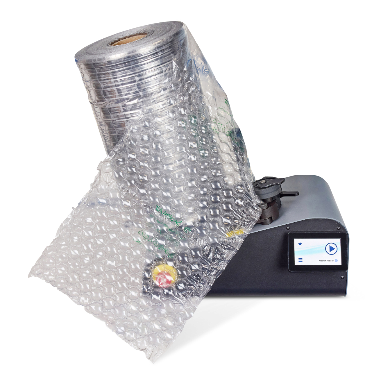 Bubble Wrap Inflator Provides Cushioning