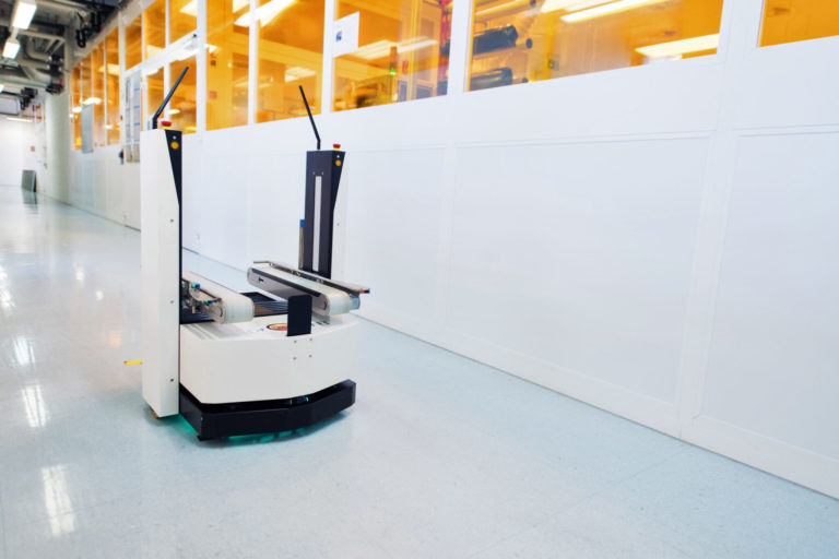 Expansion of AGV mobile robots range