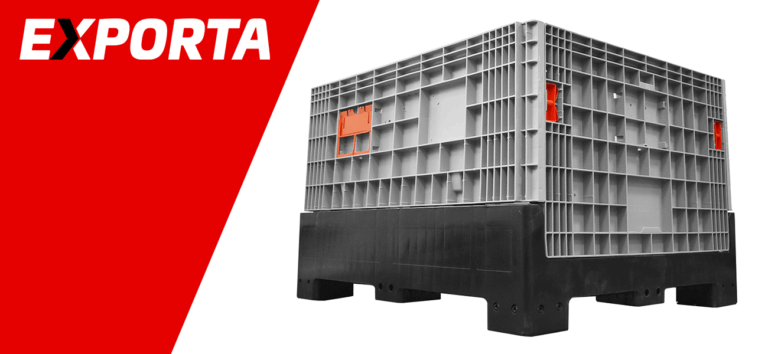 Exporta Launches New Entry-Level Collapsible Plastic Pallet Box