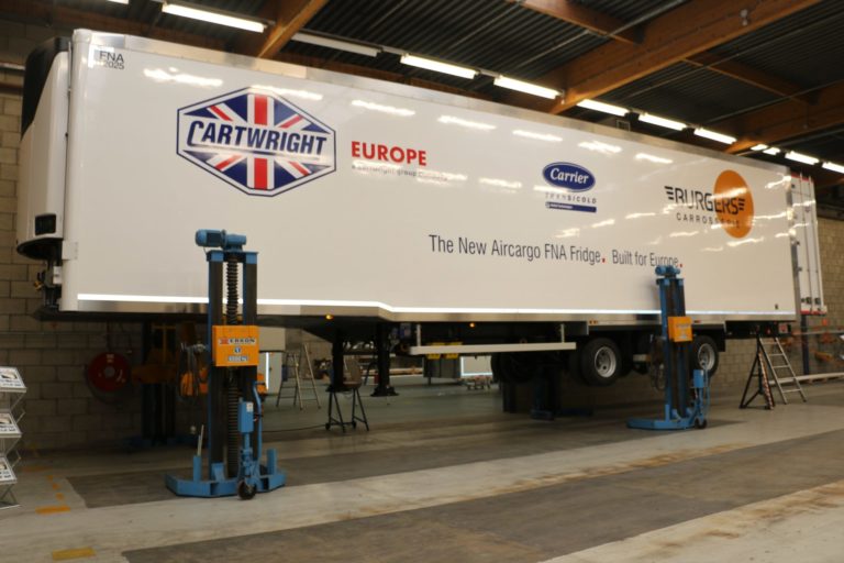 Cartwright Fridge Trailer Designed for Air Cargo Market