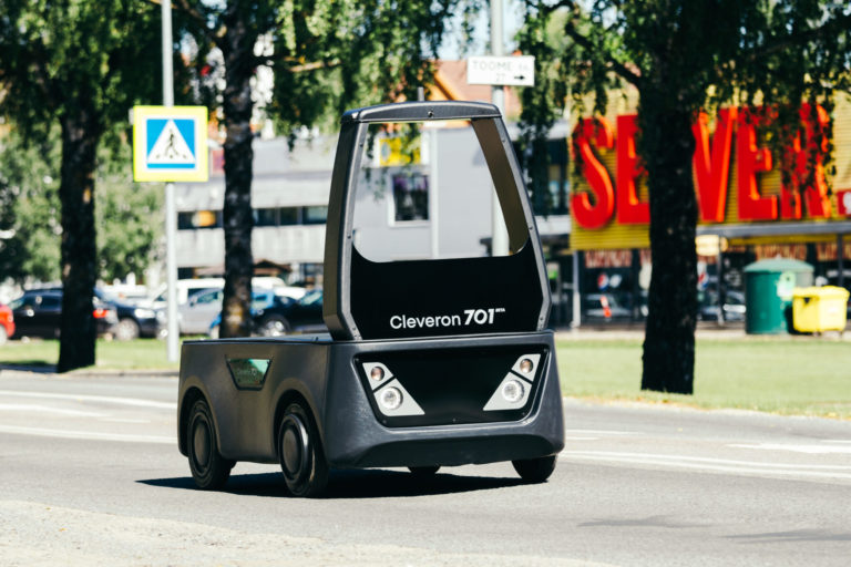 Cleveron unveils driverless last mile delivery vehicle