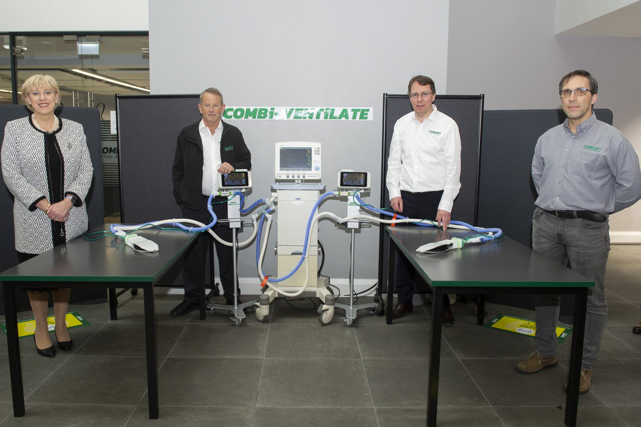 Combilift Engineering Expertise Creates Ventilator Splitter Device