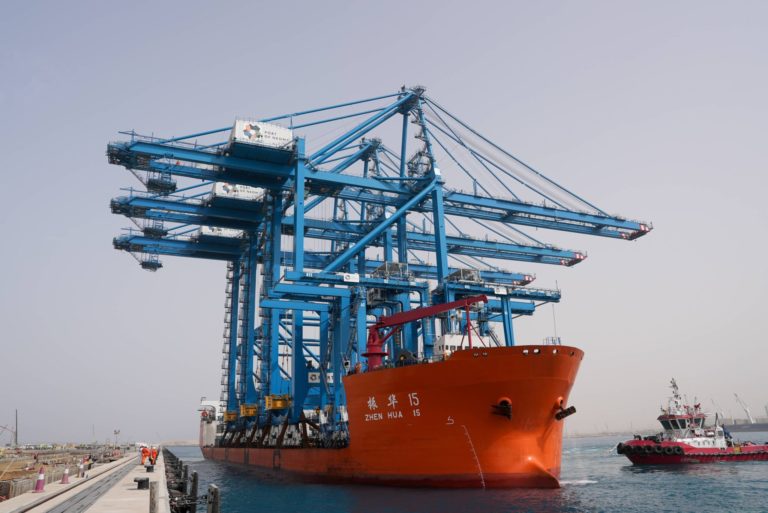 Automated Cranes at Port of NEOM