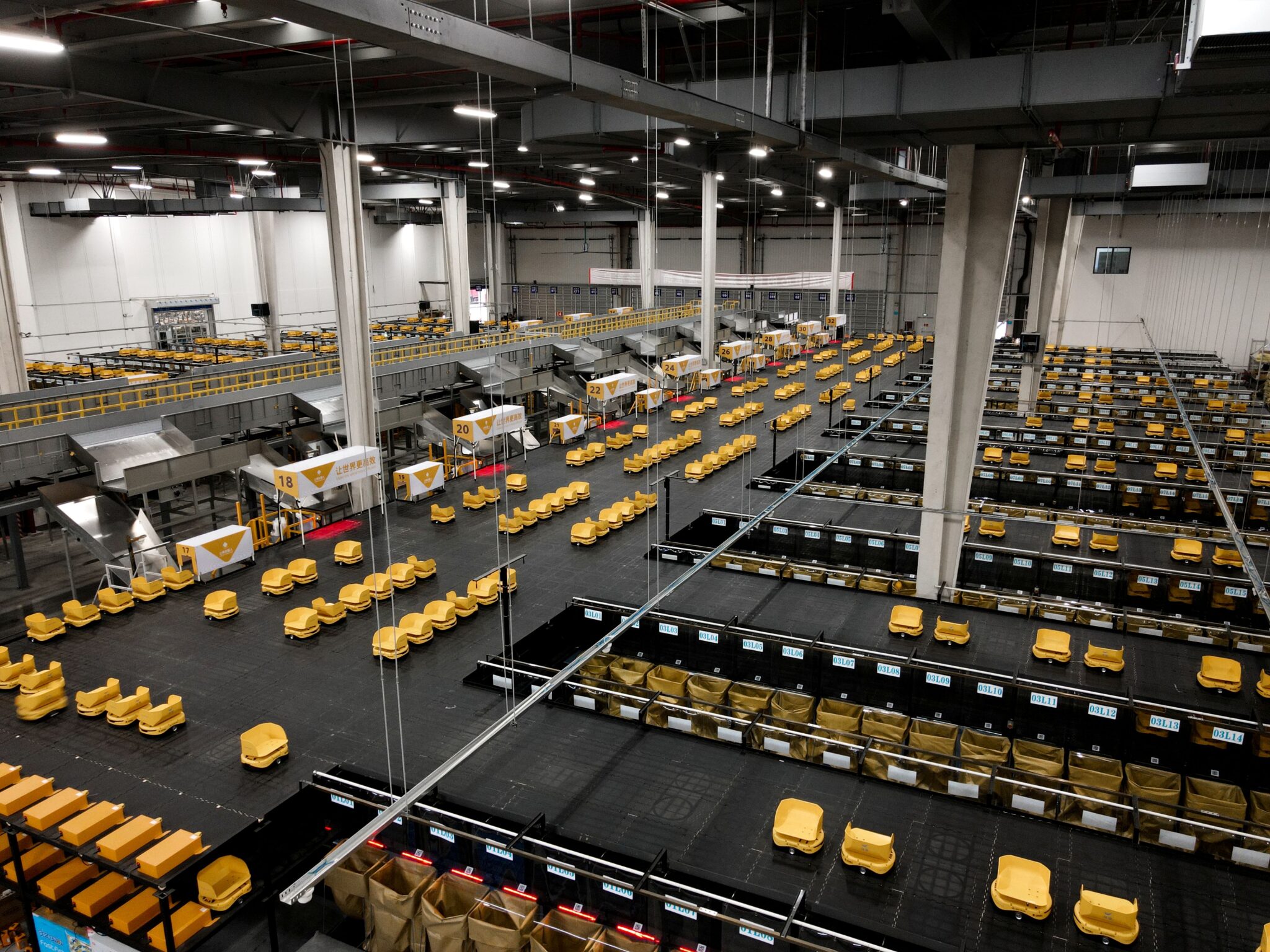 Sorting Robots Boost Fulfilment Capacity