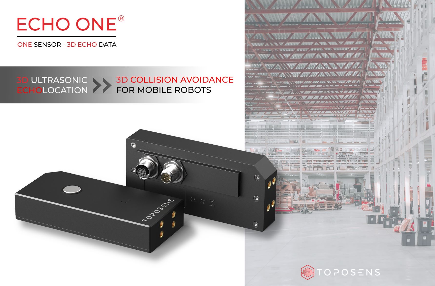 Toposens launches ultrasonic collision avoidance sensor