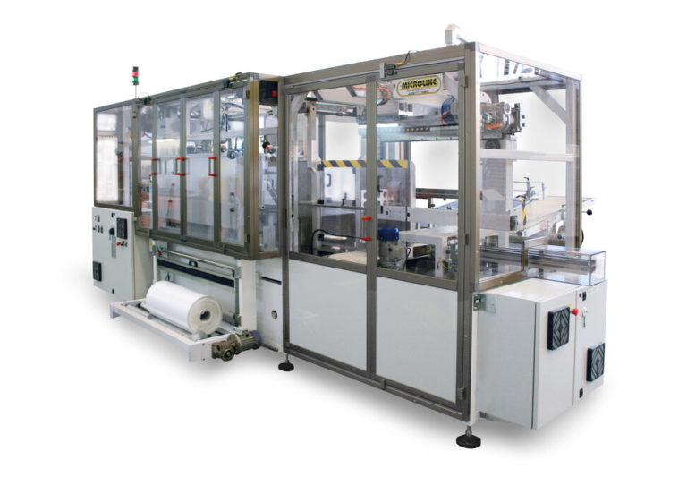 Horizontal packaging machine with emphasis on efficiency