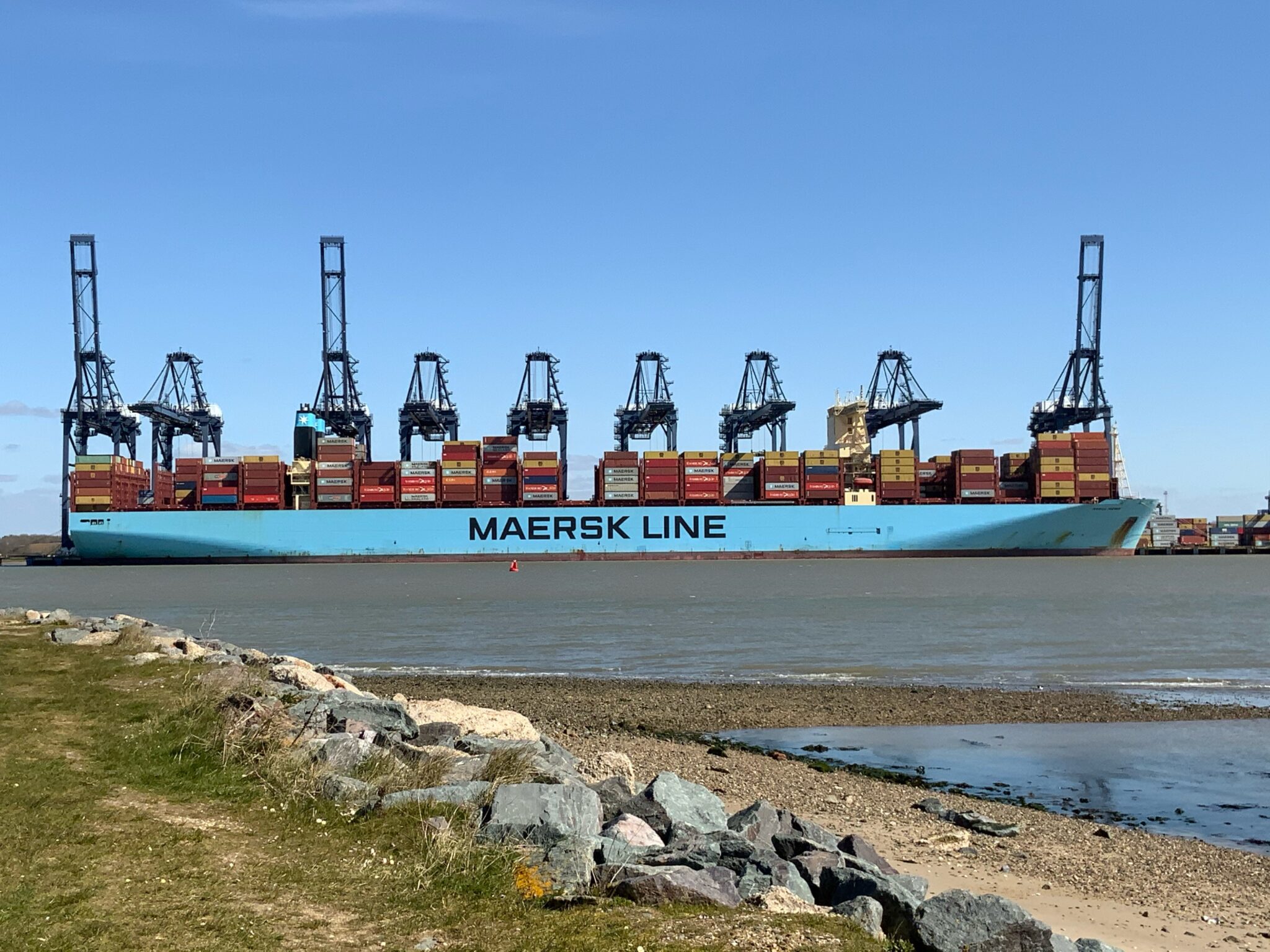 Enhanced deep-water berth at Felixstowe