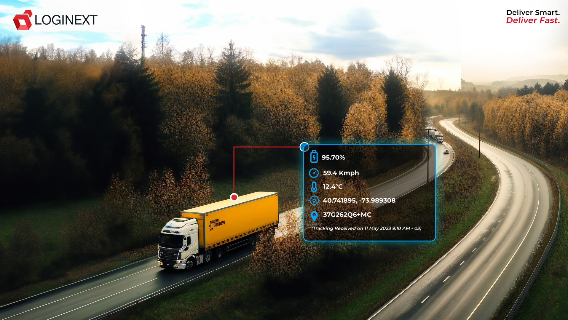 Fleet Tracking for Long Haul Truck Deliveries