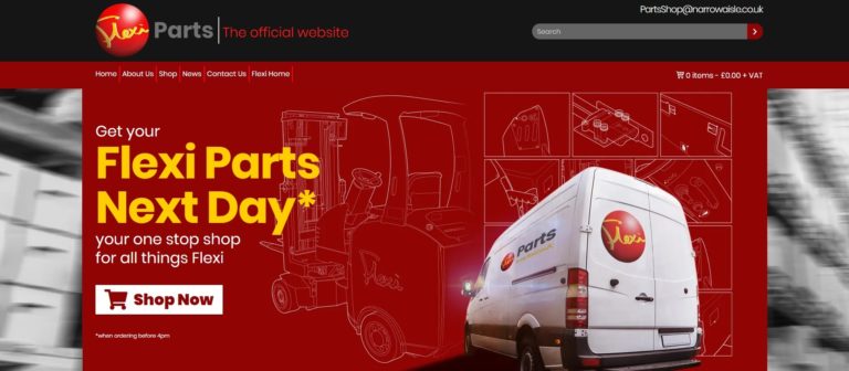 Narrow Aisle Launches Online Flexi Parts Store
