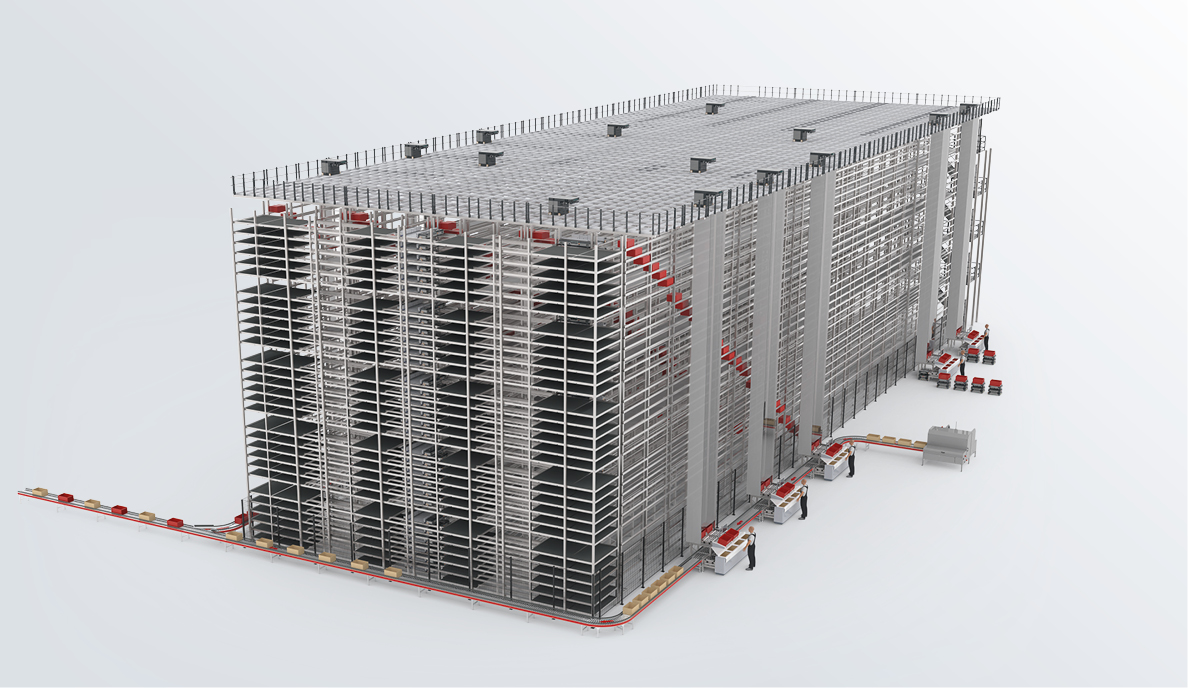 Modular, Scalable Shuttle Warehouse: Upstream