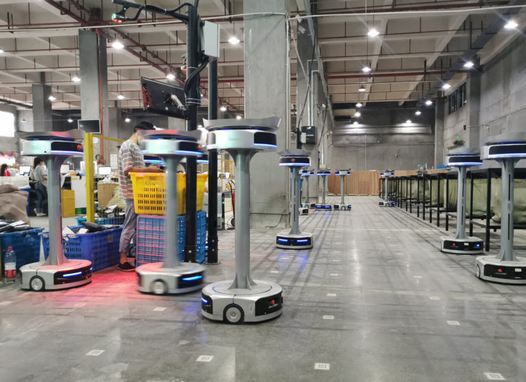 Large-scale AMR Sorting System for e-commerce