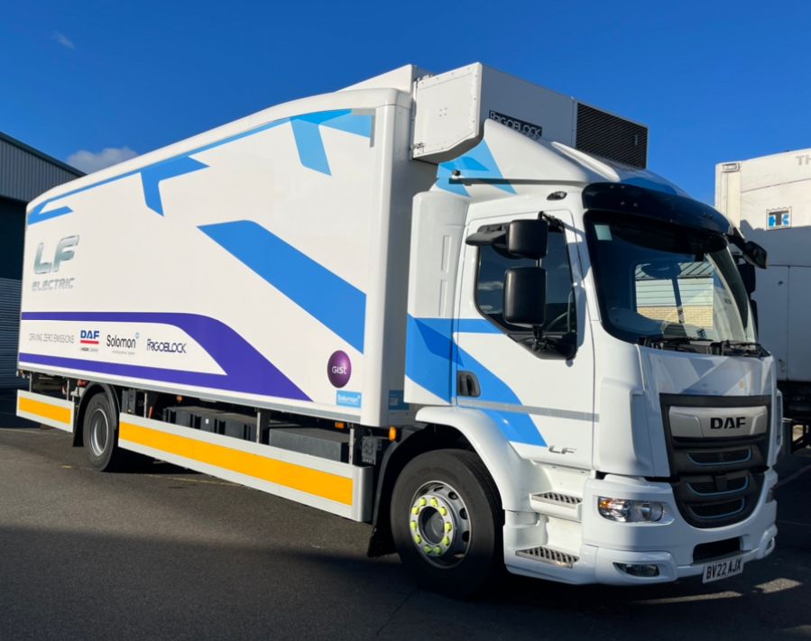 Gist trials electric HGVs
