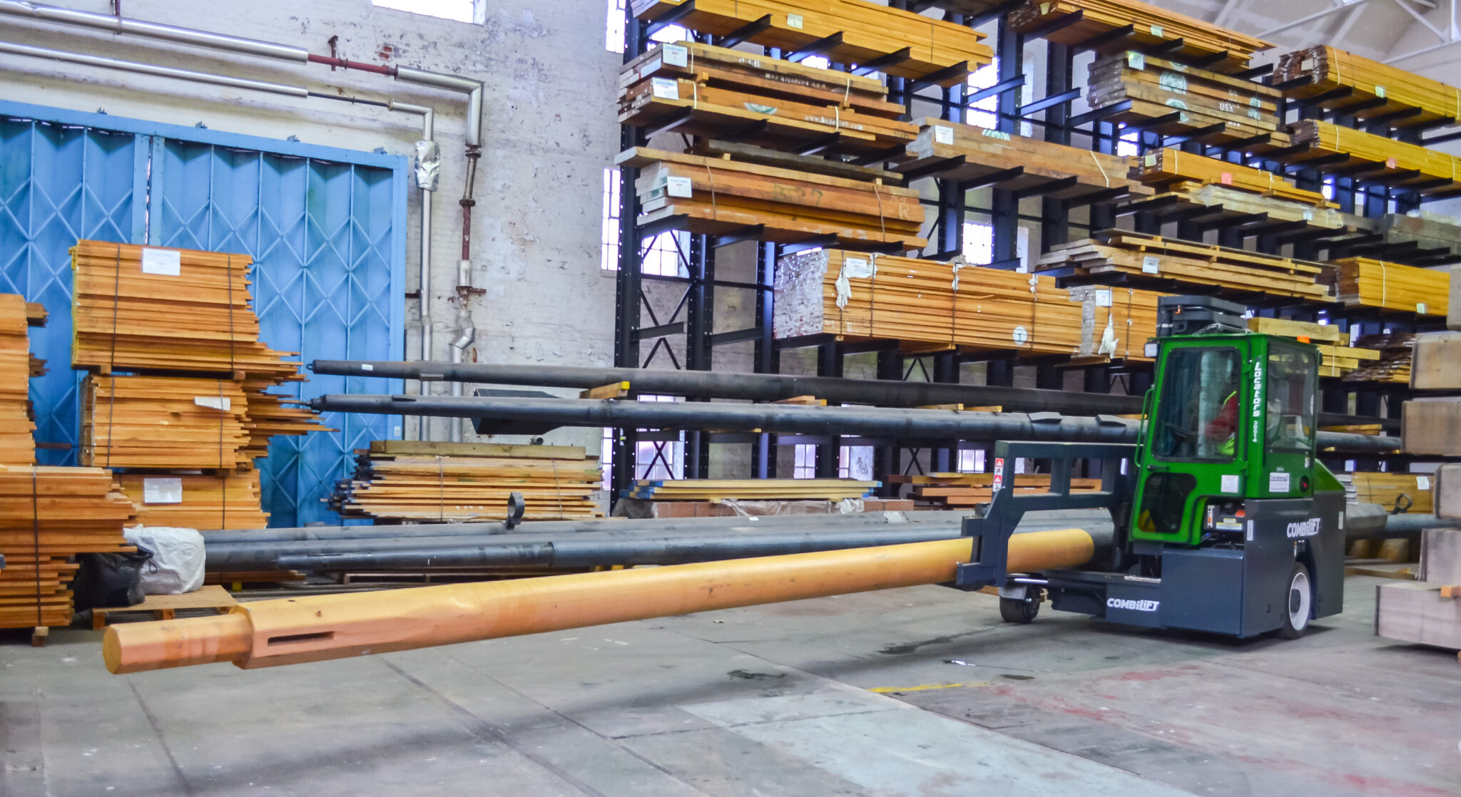 4-way Forklift for HMS Victory Conservation Project