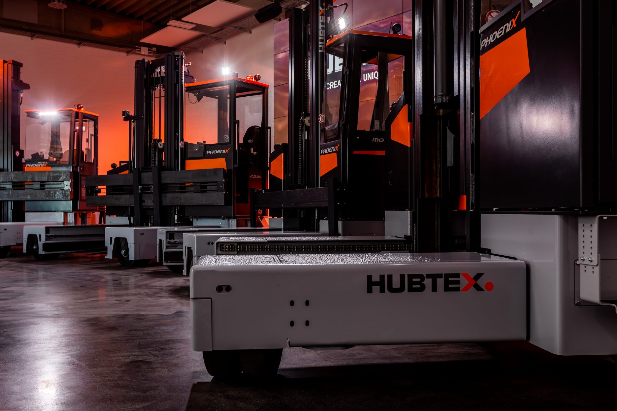 Electric Multidirectional Sideloader Improves Energy Balance