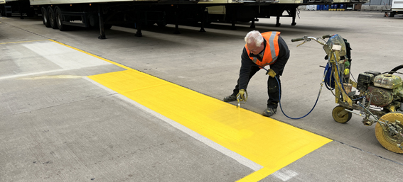 Leading Food Manufacturer Updates Line Marking