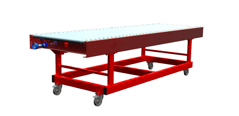 Mobile Line Shaft Conveyors Now Available in Various Layouts