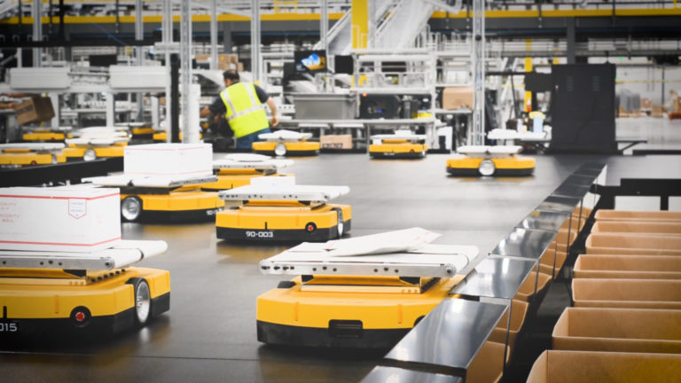 Mini Mobile Robots bring Sorting Solution