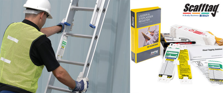 Improve ladder safety with Laddertag from Scafftag
