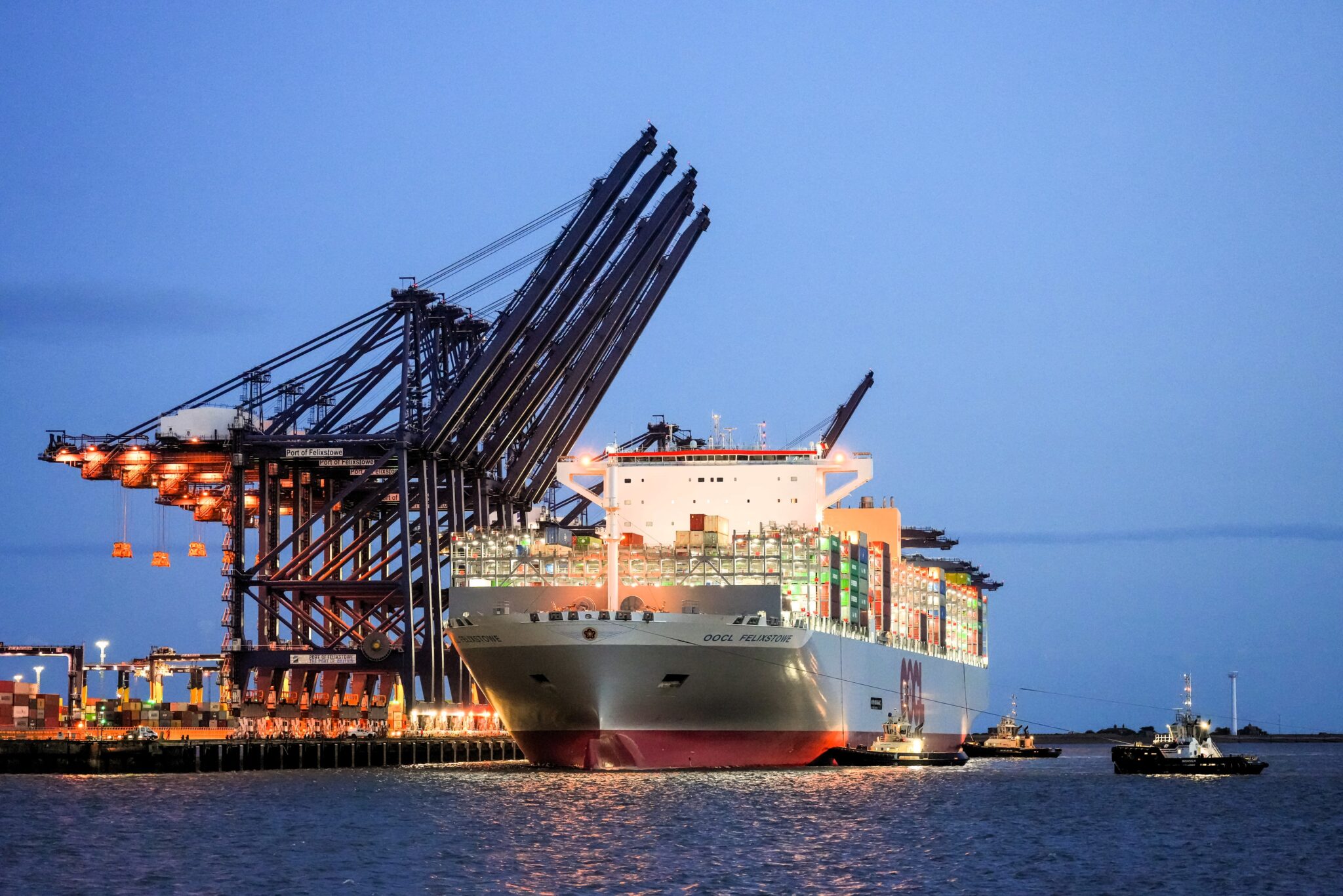 Port of Felixstowe Deepening Complete
