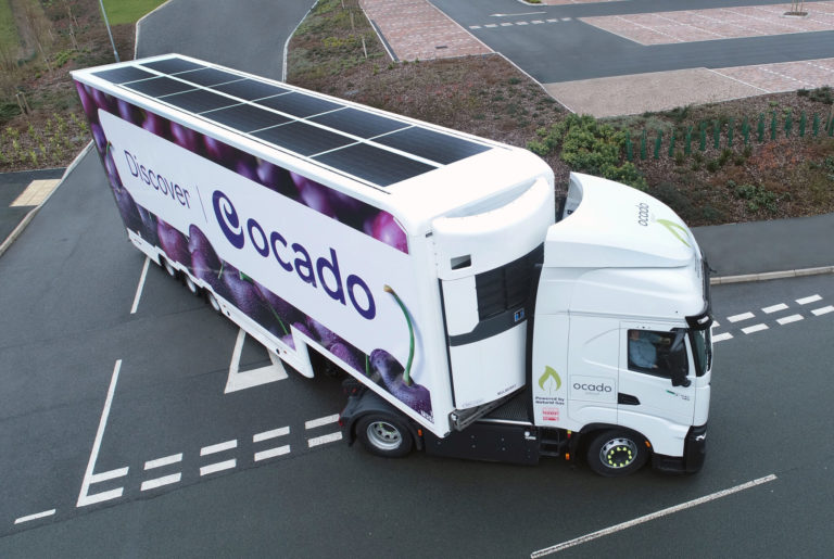Ocado Using Solar-powered Refrigerated Units