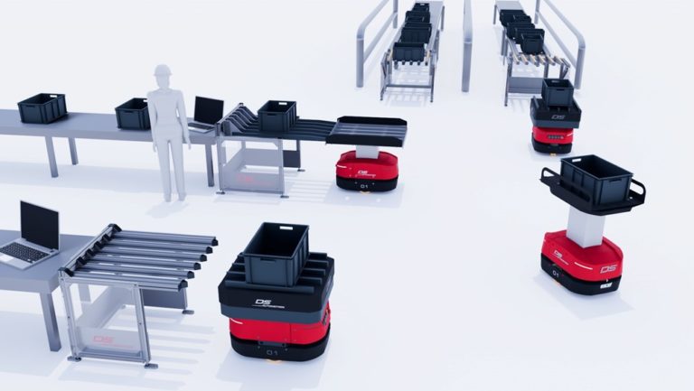 Compact AMR for Efficient Production and Logistics