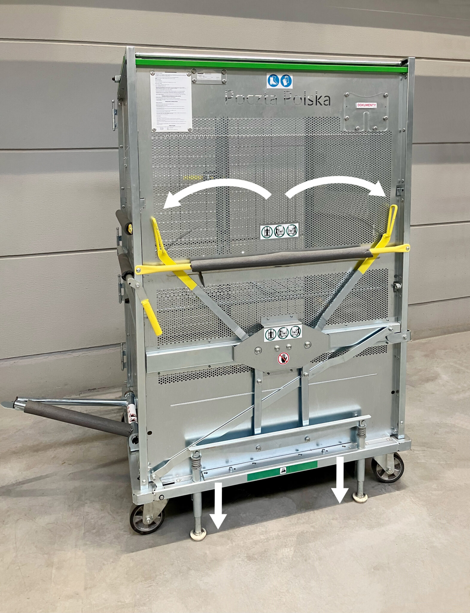 Custom-made Package Roll Containers for Polish Post