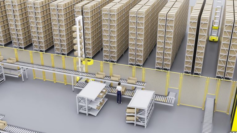 Centralized DC in Spain using Mobile Robots