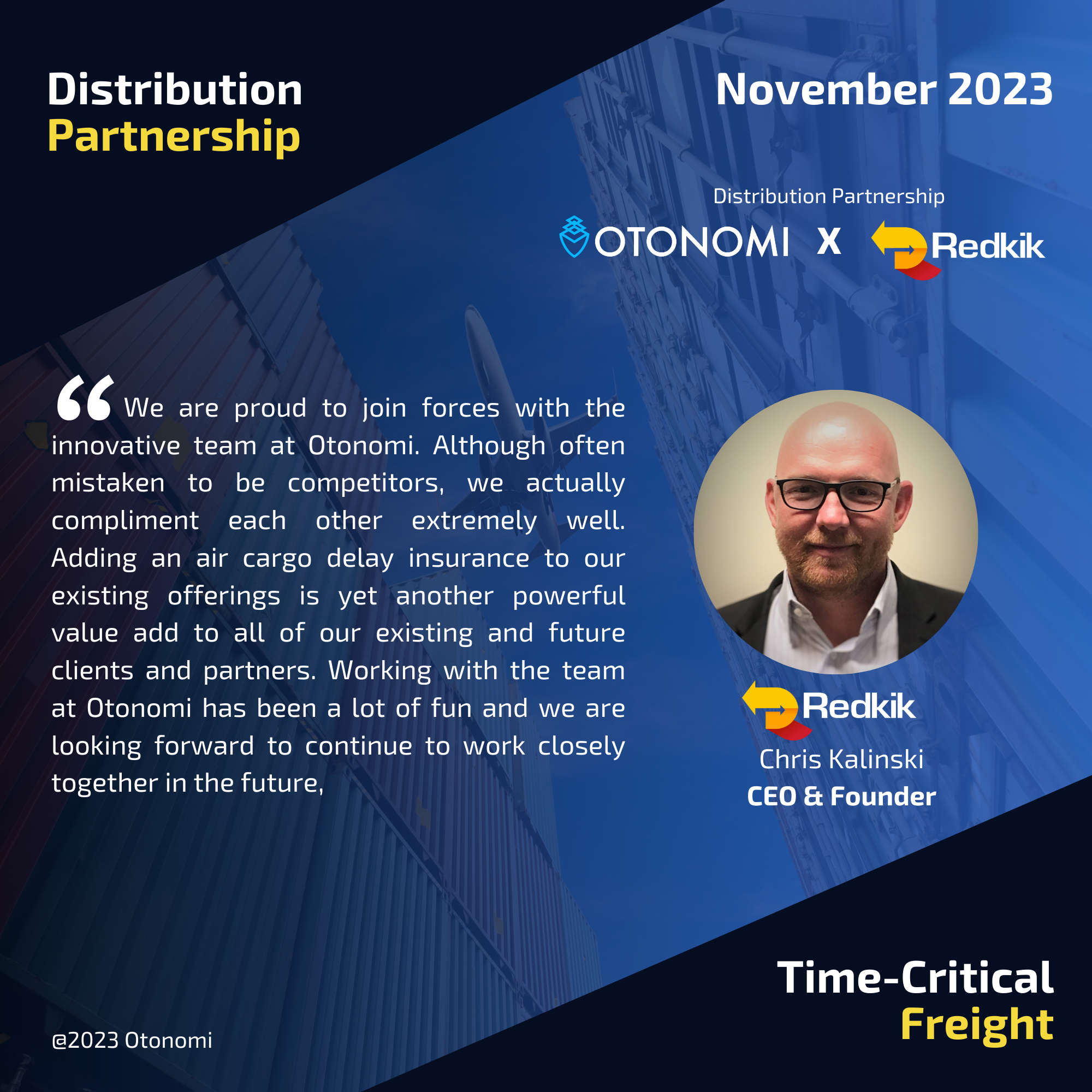 Game-Changing Partnership in Logistics Insurance