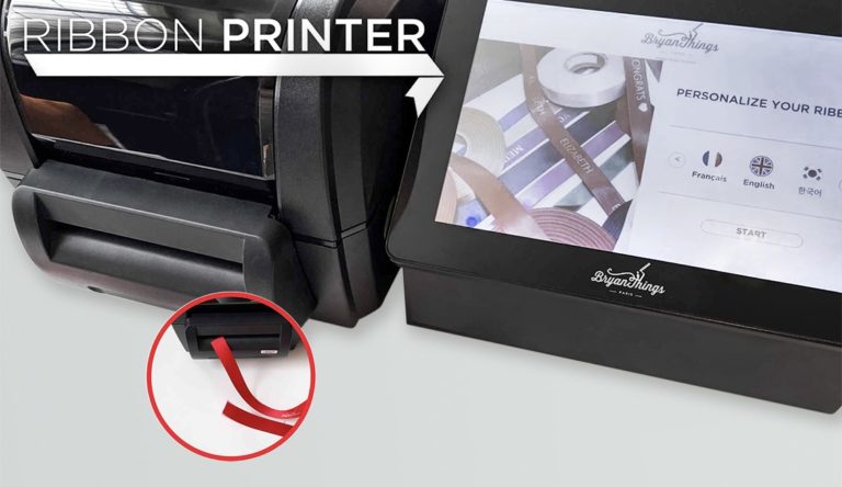 Ribbon printer adds luxury to gifting