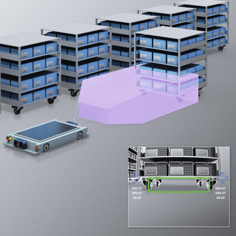 SICK SensorApps Ensure Smooth Docking for Pallets and Dollies