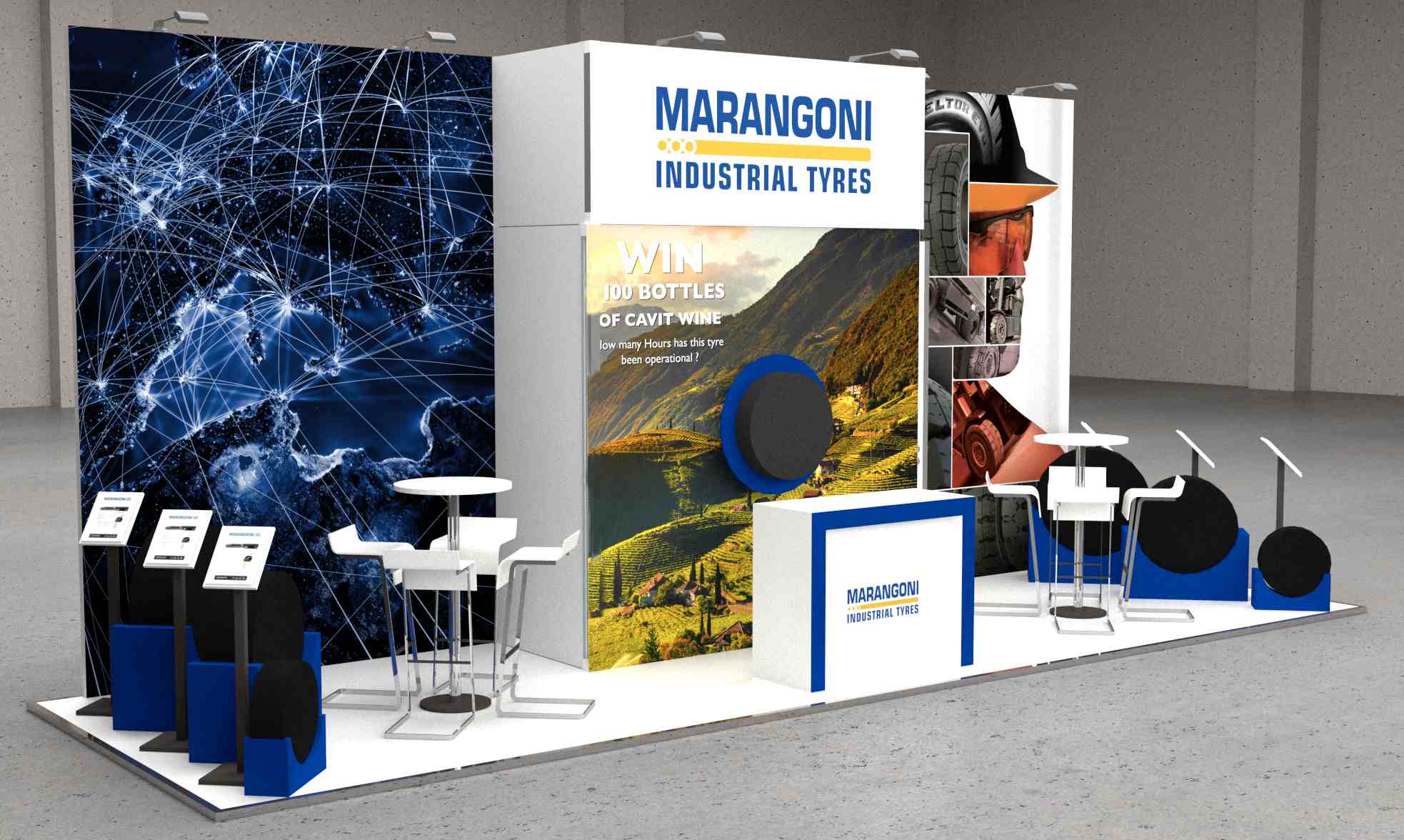 Win Wine with Marangoni Industrial Tyres at IMHX