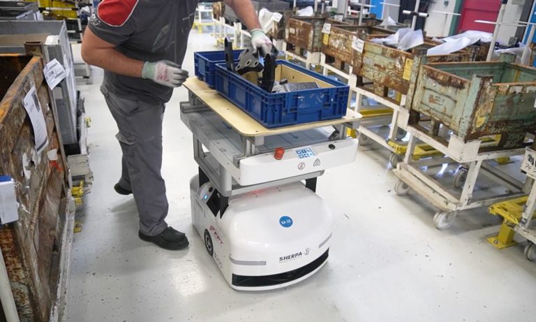 Sherpa deploys robot fleet at French plant