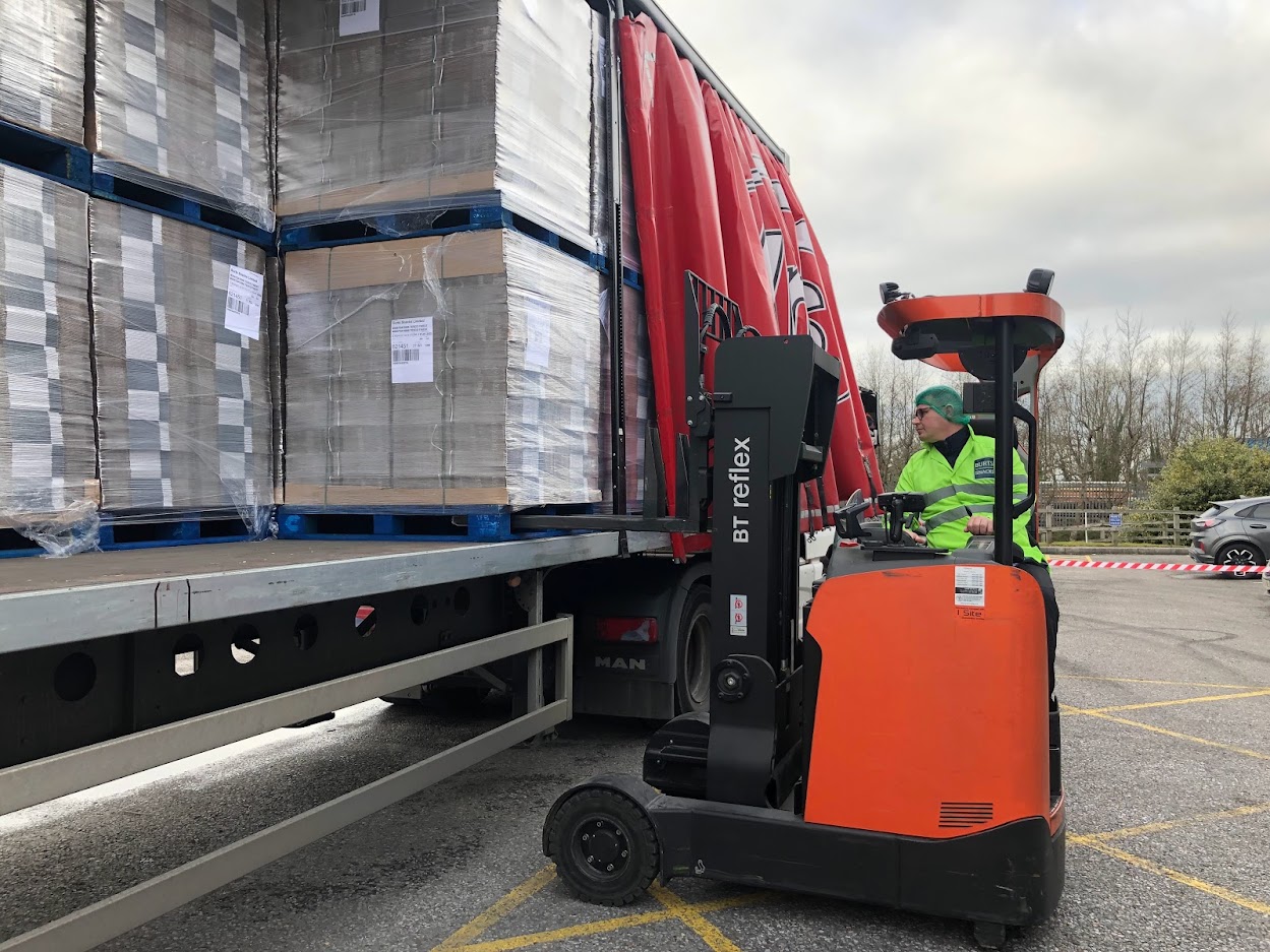Snack producer reduces forklift fleet size