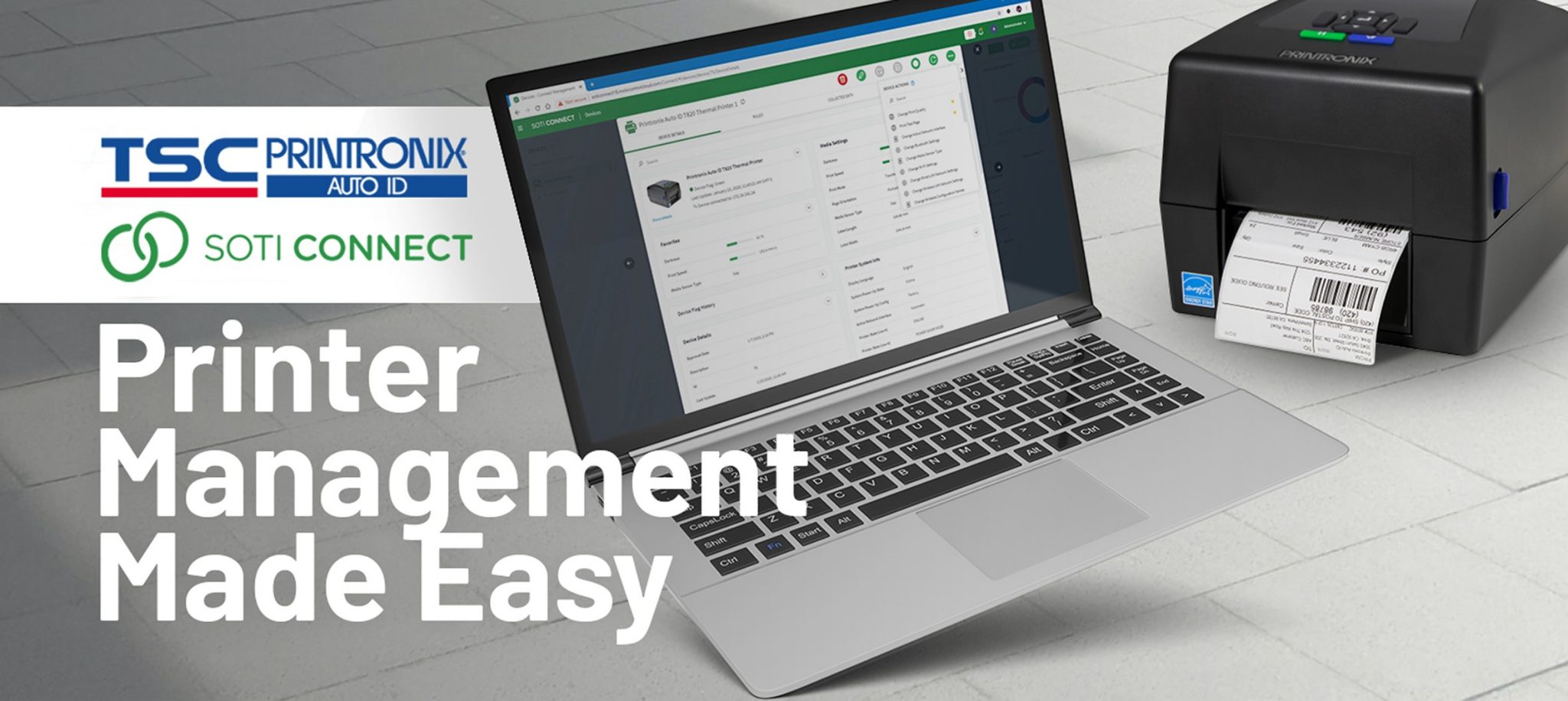 Barcode Printer Specialist TSC Printronix Auto ID Teams Up with SOTI